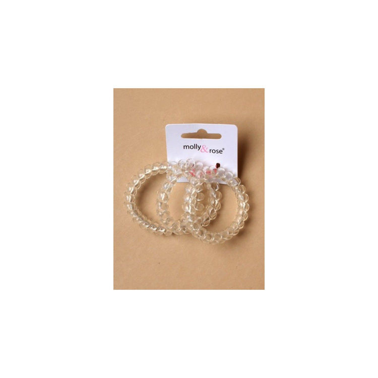 Picture of 8872-Rubber Band Hair Tie Rope Elastic Spiral Bungee
