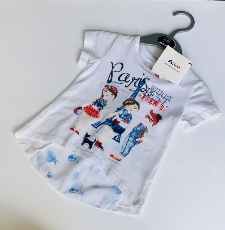 Picture of PT1717- GIRLS HIGH QUALITY COTTON T-SHIRT